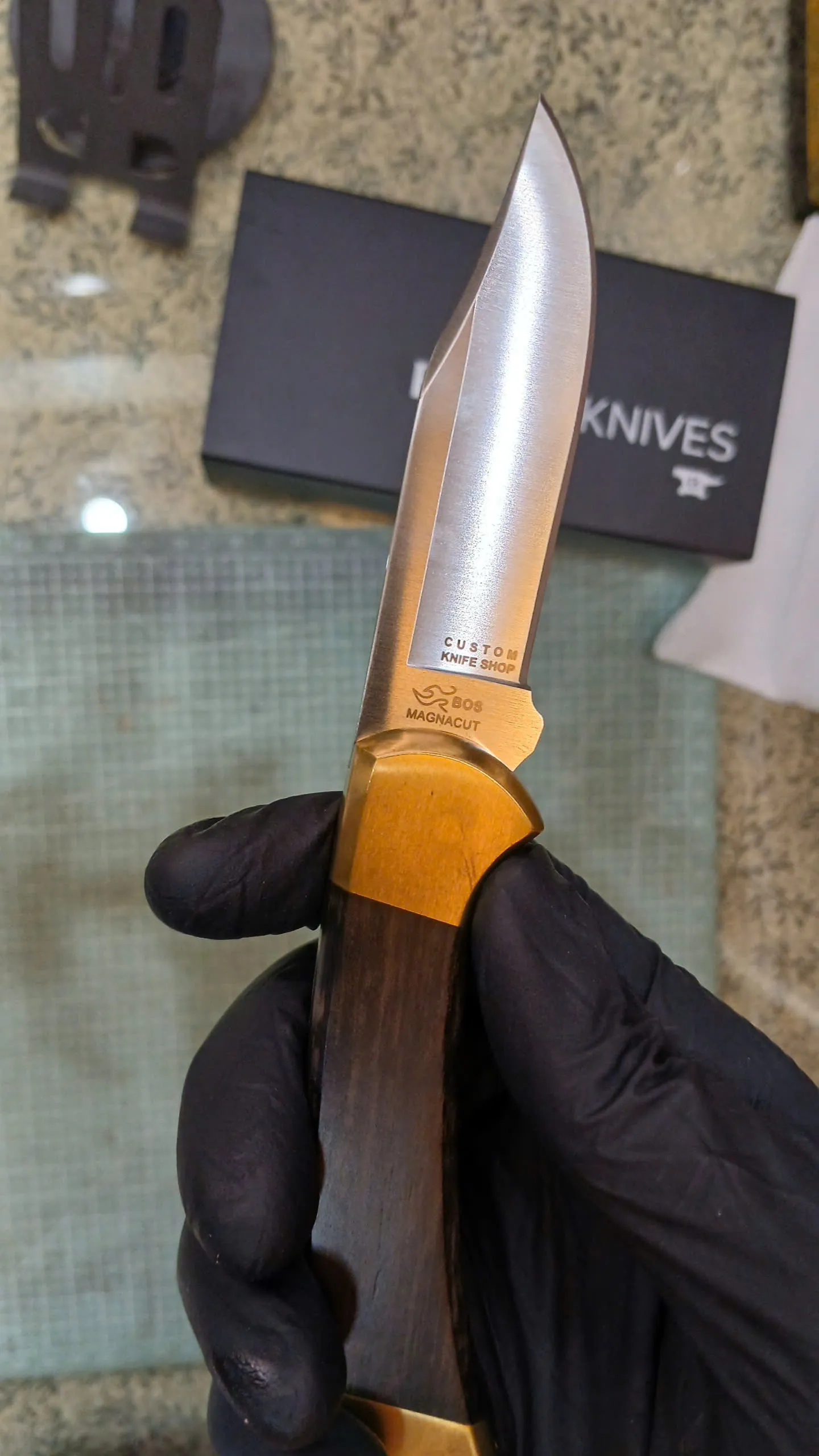Dụng cụ Buck 112 Ranger bản custom thép Magnacut (đã khắc tên)