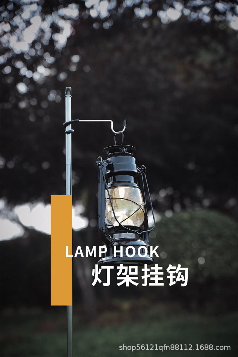 Que treo đèn cắm trại mini, dã ngoại, camping