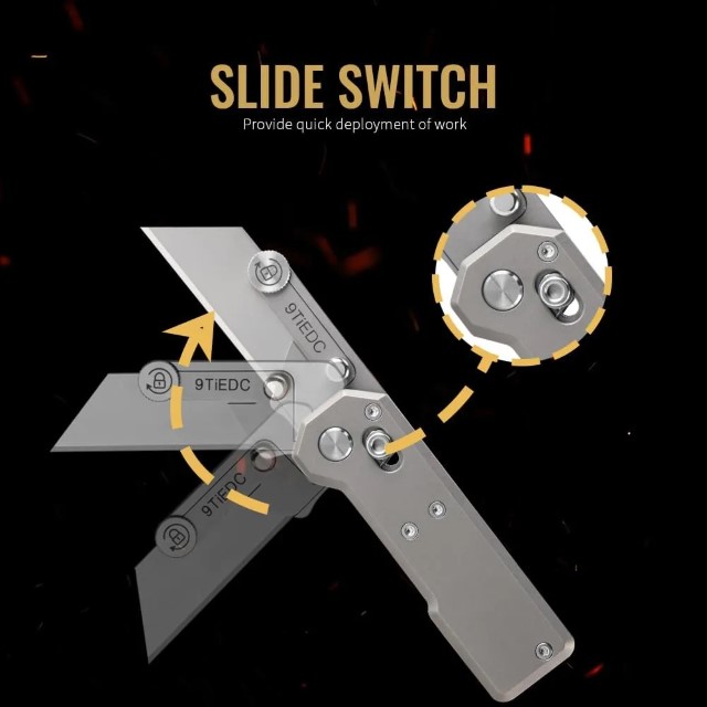 Dụng cụ 9Ti EDC bản titan