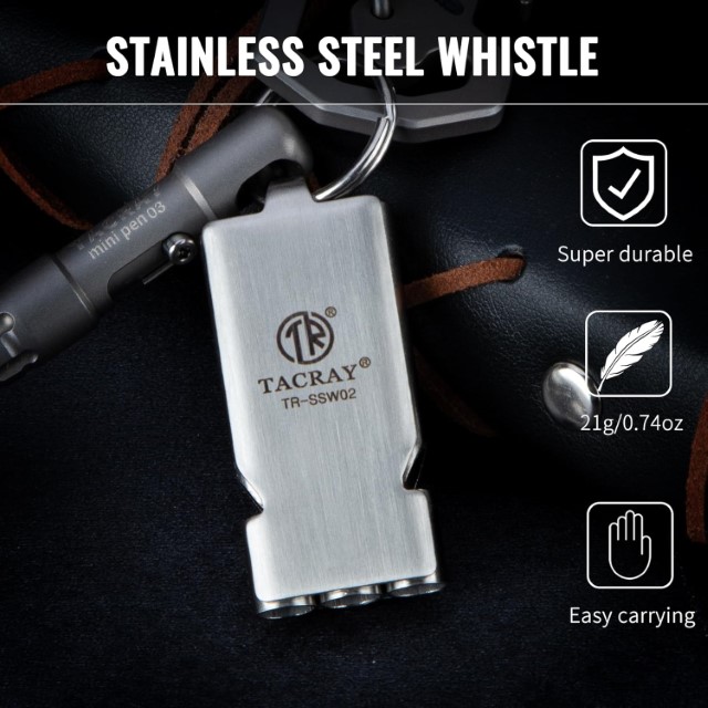 Còi thép EDC Tacray SSW 01-02 ( 2 lỗ)