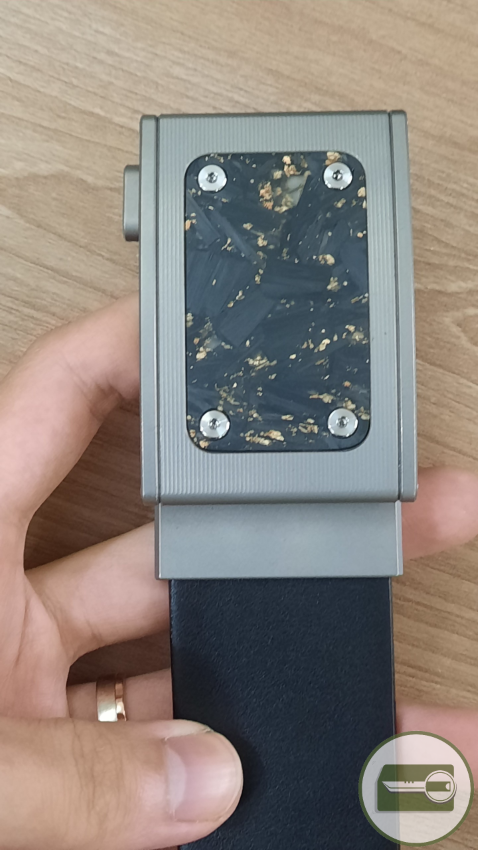 Thắt lưng cao cấp Tacray mặt Titan khóa trượt